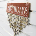 Family Birthday Board Calendar Sign Plaque Faith Family Friends Birthday Calendar